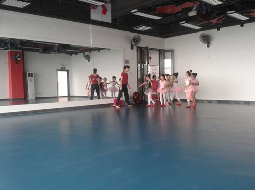 进口舞蹈地板成功案例之-广州幼飞教育机构
