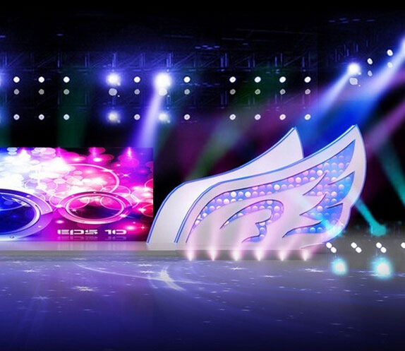 舞台专用地板施工案例之​满洲里新闻大厦