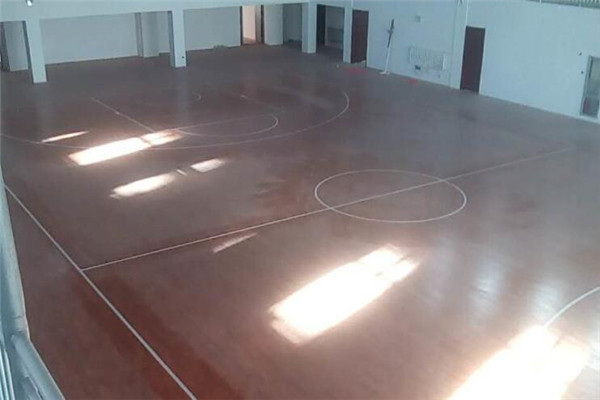 篮球馆木地板--甘肃张掖山丹县清泉学校成功案例