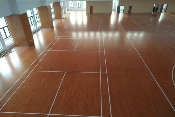 运动馆木地板--江苏泰州双河小学成功案例