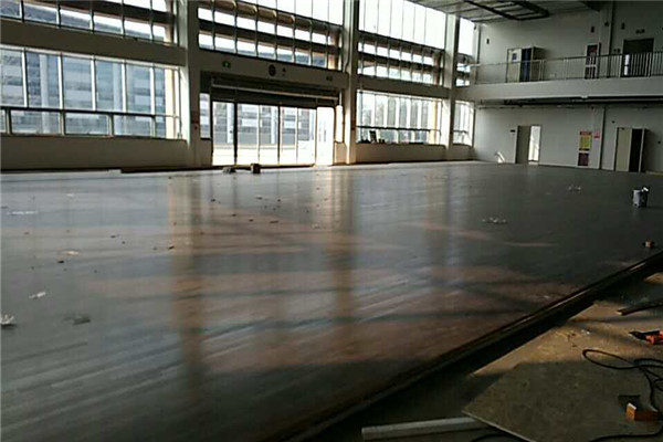 羽毛球木地板--北京延庆会展中心成功案例