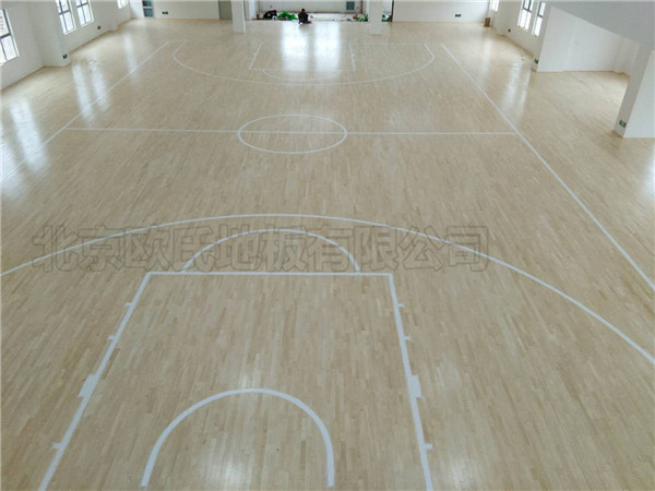 篮球馆木地板--湖北天门杭州华泰小学成功案例