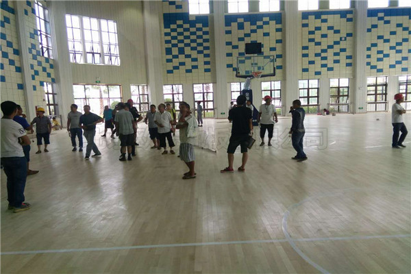 运动木地板--贵州省荔波体育馆成功案例