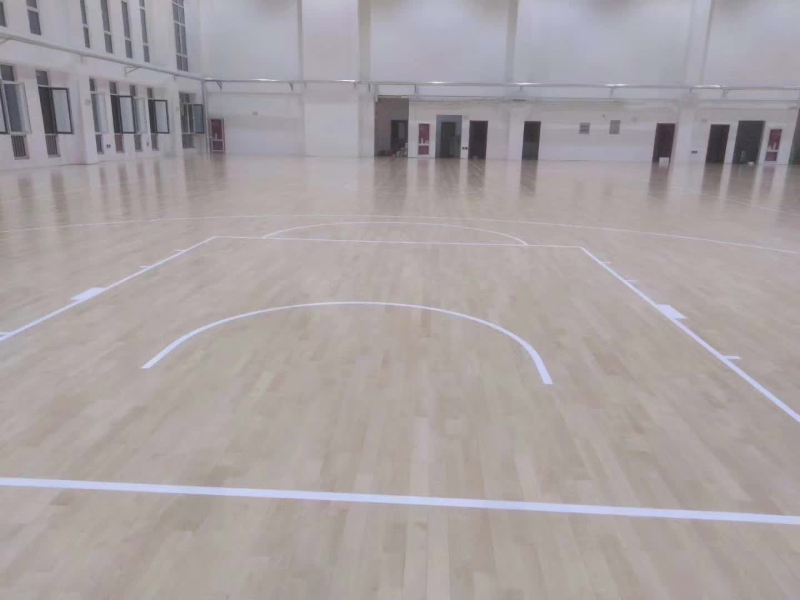 济南市第十二中学运动木地板工程案例