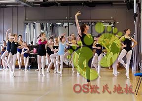 国外舞蹈教室地胶工程案例