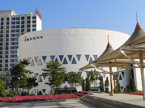 呼和浩特少年宫体育馆篮球场运动木地板